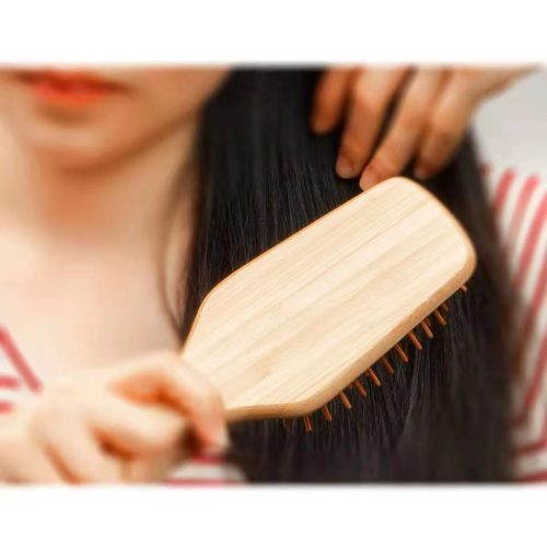 New Bamboo Allegro Wooden Needle Boutique Direct Sales Massage Cushion Wooden Comb Portable Processing Customized Airbag Bamboo Comb Wholesale Low Price