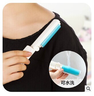 Portable Foldable Washable Dust Removal Roller Lent Remover Clothes Sticky Dust Brush Recyclable