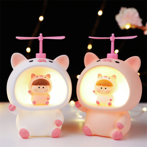 2022 Valentine‘s Day Gift Pinkpig Piggy Bank Star Light Room Bedroom Decoration Night Light Girl Gift for Bestie