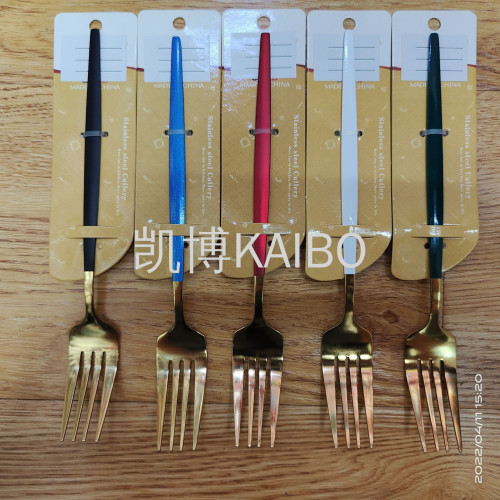 kaibo kaibo supplies portuguese handle series painting craft tableware kitchen supplies 410 material