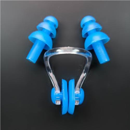 Diving Nose Clip Earplugs Set Adult Silicone Swimming Earplugs Children Professional Ear Waterproof Factory Wholesale