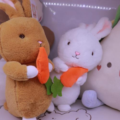 2022 New Online Celebrity Radish Rabbit Plush Doll Soft and Comfortable Birthday Gift Decoration