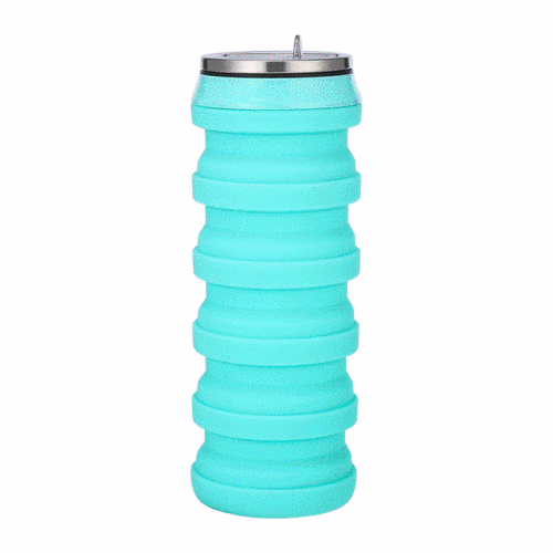 new foldable silicone cup creative can retractable decompression drinking cup water bottle water bottle