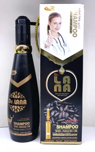 Black Rice Shampoo 500Ml Deoiling Multi-Aspect Repair Improve Hair Quality Foreign Trade Exclusive