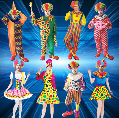 Halloween Cosplay Costume Performance Costume Stage Props Clown Performance Costume Role Play Costume