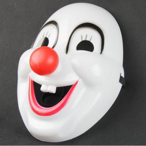 Adult Children Cartoon Cartoon Clown Performance Dress up Props Mask Ball Festival Hard Plastic Clown Mask 