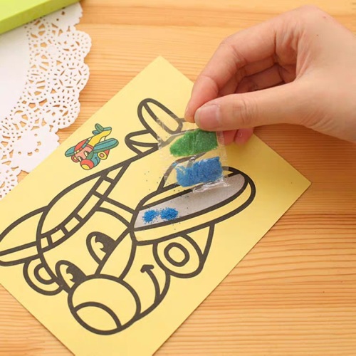 children‘s color sand painting diy handmade educational sand painting toys kindergarten art painting enlightenment science and education toys award