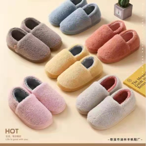 Cotton Slippers Couple Home Warm Thick Bottom Wooden Floor Woolen Slippers Indoor non-Slip Slippers Wholesale 