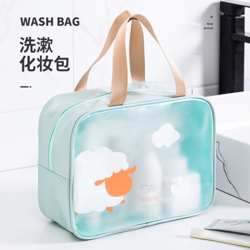 Cosmetic Bag Women‘s Portable 2022 New Travel Waterproof Wash Bag Large-Capacity Cosmetics Storage Bag