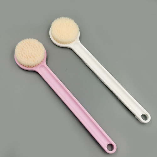 Simple bath Brush Rub Back Brush Long Handle Soft Hair Bath Brush Bath Brush Straight Handle Cleaning Brush Body Brush Bath Brush