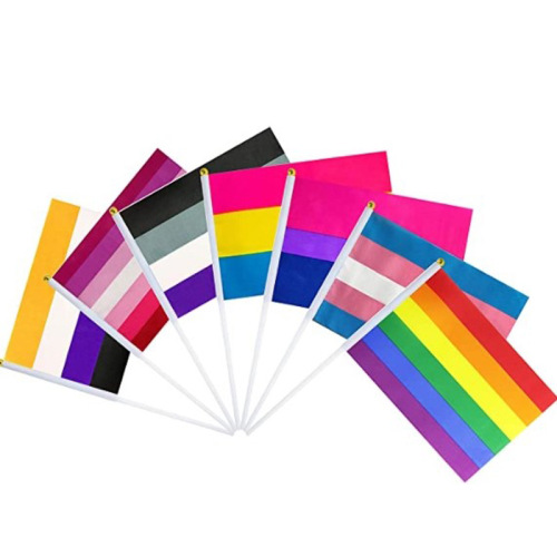 Gay Pride Rainbow Flag Gay Flag Gay Flag Holiday Flag Wholesale LGBT Hand Signal Flag Factory Customization