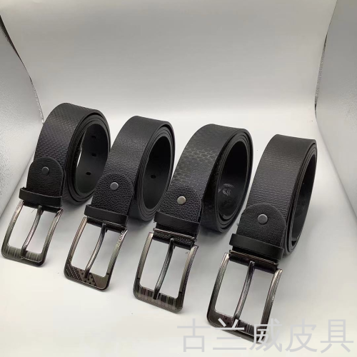 men‘s belt is better than cowhide aviation belt 4.0 aviation pin buckle business leisure belt factory direct sales
