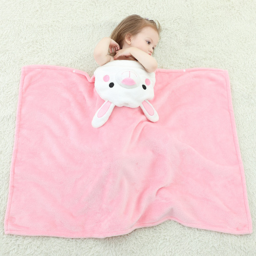 Michley Swaddling Wrapping Towel Baby Blanket Children‘s Towel Cute Animal Baby‘s Blanket Baby Headband Hat Blanket