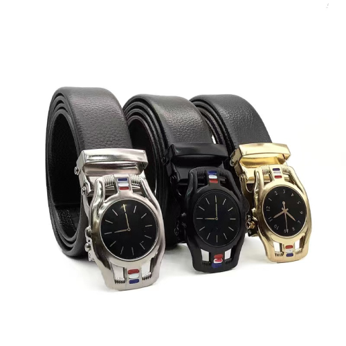 Factory Direct Sales Fashion All-Match Watch Automatic Buckle Edging Casual Belt Business Trousers Belt High-End Elegant