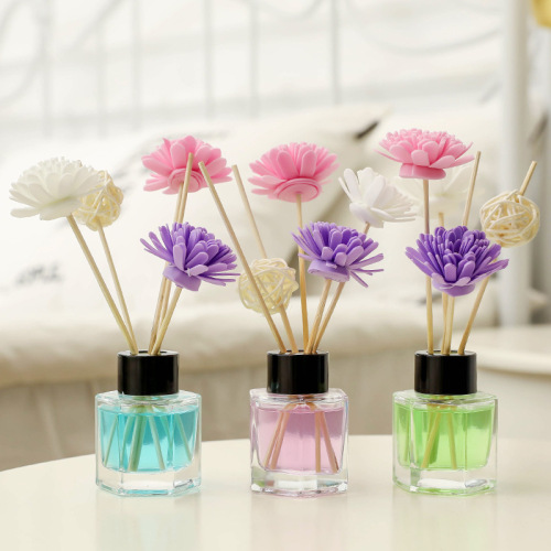 Creative Fire-Free Aromatherapy Essential Oil Dried Flower Rattan Incense Home Bedroom Perfume Toilet Deodorant Air Freshener 