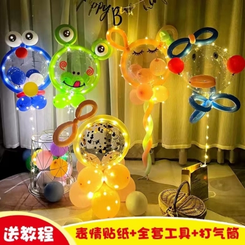 New Cartoon Shape Crystal Ball 5 Yuan a Set of 200 Sets One Piece Free Stickers Tire Pump Mixed with Various Colors
