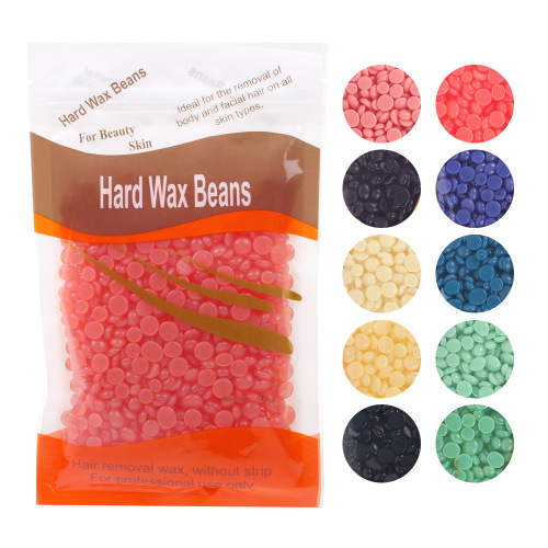 cross-border 100g hair removal wax bean paper-free solid hard wax hair removal nose hair beeswax treatment tablets hair remover wax