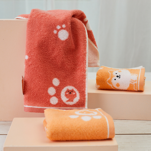 Hanchen Children Towel Face Washing Square Towel Pure Cotton Household Small Tower Thick Soft Absorbent Children‘s Handkerchief Square