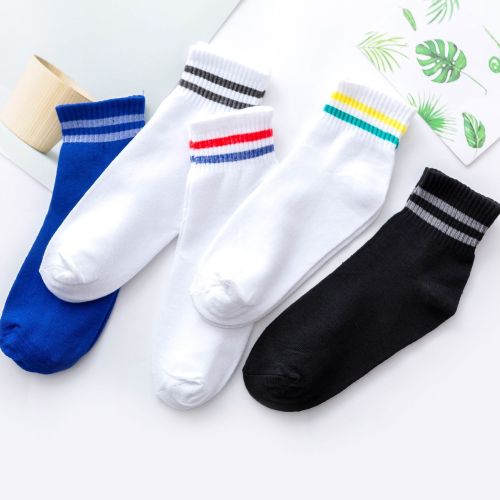 socks men‘s spring and summer short thin parallel bars middle tube socks students athletic socks stall cheap socks wholesale customized