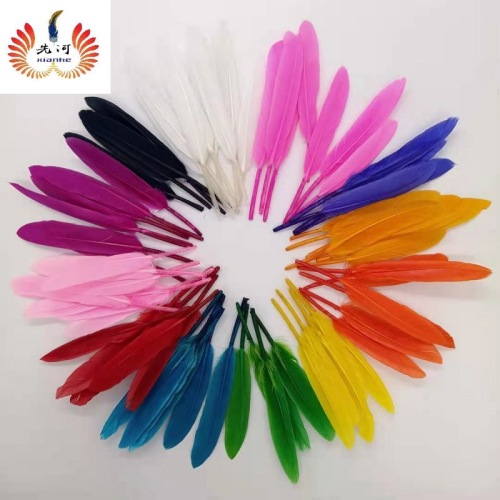 Factory Wholesale Goose Feather small Straight Knife Feather Ornament Crafts Accessories Small Knife Hair Pendant Clothing Pendant Decoration 