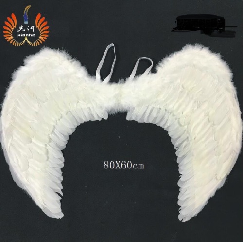 feather wings clothing auto show stage catwalk accessories children‘s festival performance props pet angel