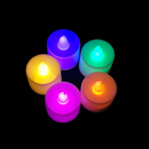 Simulation Led Luminous Electronic Candle Night Lamp Wedding Birthday Proposal Creative Props Wave Candle