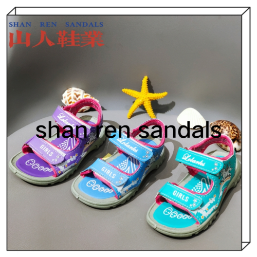 girls‘ beach shoes new children‘s sandals gray bottom white bottom foreign trade shoes wholesale popular pvc bottom sandals baby shoes