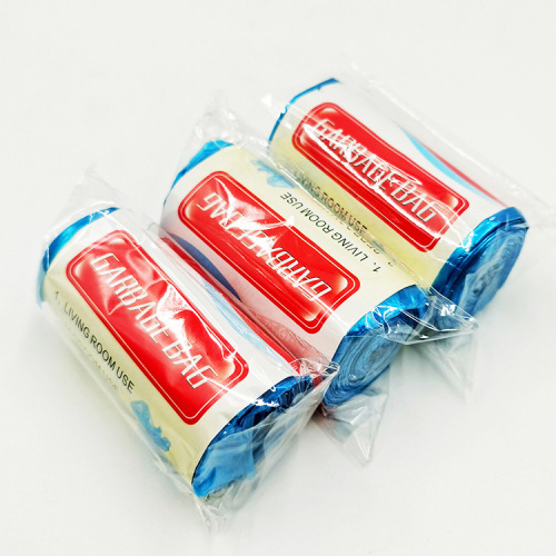 Disposable Garbage Bag in Multiple Colors Hotel Office Household Breakpoint Plain Top Type Disposable Plastic Bag