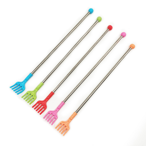 simple stainless steel tube does not require people to scratch the rake long handle scratching scratching scratching scratching scratching scratching back scratching device wholesale