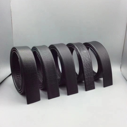 Belt Men‘s Buckle-Free Head Belt Belt Body Middle Clip Rubber Aviation Belt Sandwich Glue Filling Men Pant Belt Wholesale