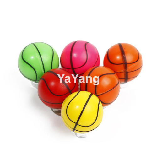 Factory Direct Sales No. 27 Rubber Elastic Ball Sports Series Printing Basketball Volleyball Tennis Football Children‘s Toys 