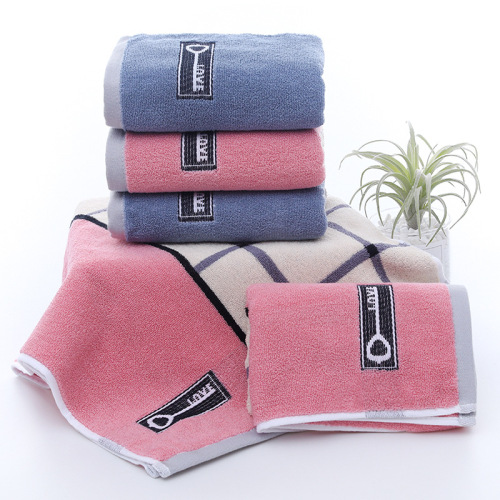 cotton towel wholesale household face washing absorbent cotton face towel couple‘s thickened gift gift gift embroidery logo