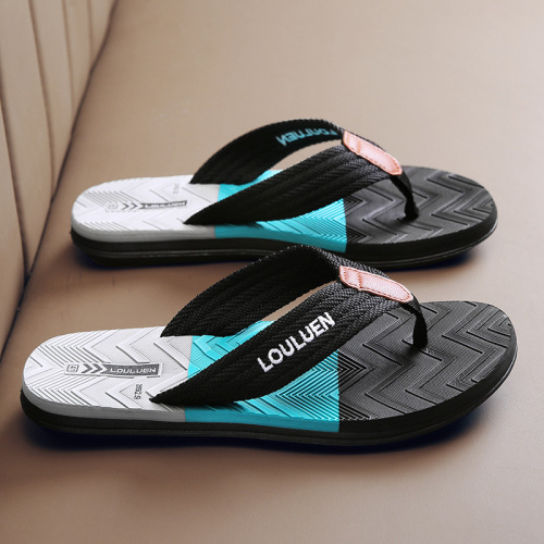 2023 summer new slippers men‘s outdoor fashion casual beach men‘s flip flops wholesale flip-flops household