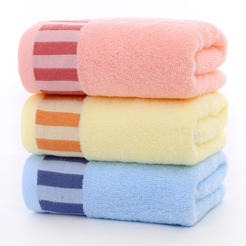 towel pure cotton adult household thickened internet celebrity face towel 32-strand 34x74cm soft absorbent large wholesale towels