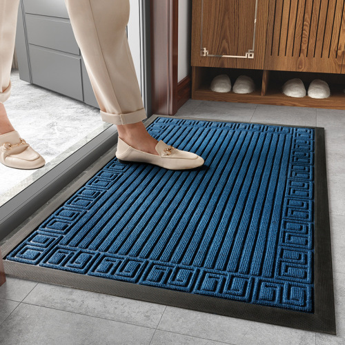 rubber non-slip floor mat at the gate of cross-border hotels new chinese shopping mall door mat household dust-proof household floor mat