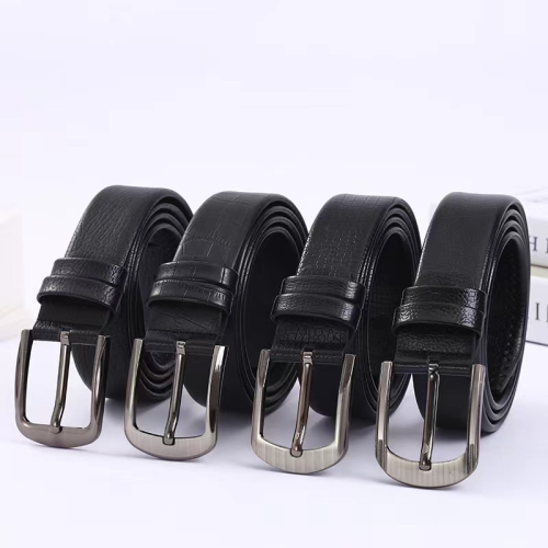 Men‘s Super-Moving Pin Buckle Belt Casual Trendy Men‘s Personalized Pants Belt Supermarket Shopping Mall Hot Sale New Manufacturers in Stock