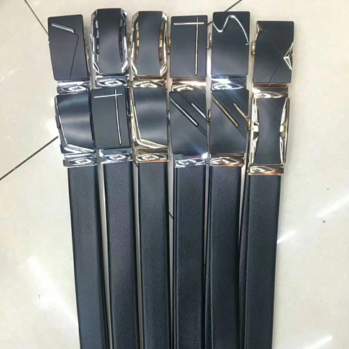 men‘s velvet fiber edging alloy automatic buckle belt business suit pants jeans belt trend belt factory wholesale
