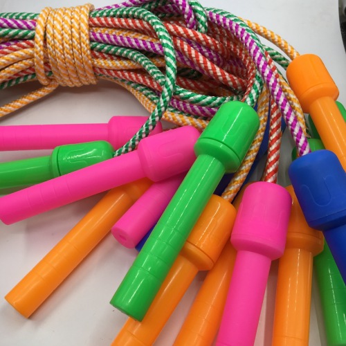 Cotton Thread Student Skipping Rope Thick Handle Thick Rope Student Standard Skipping Rope Cord Skipping Rope Wholesale