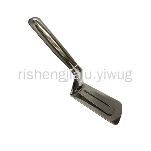 Professional Double-Sided Stainless Steel Steak Tong Kitchen Fried Pork Chop Clip Metal Food Clip Wholesale RS-500397