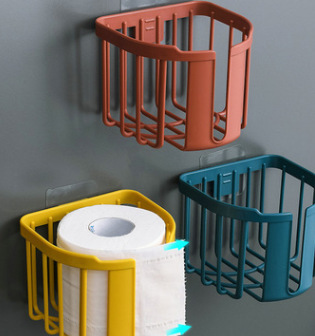Tissue Storage Punch-Free Toilet Rack Tissue Box Toilet Paper Holder Roll Paper Toilet Paper Storage