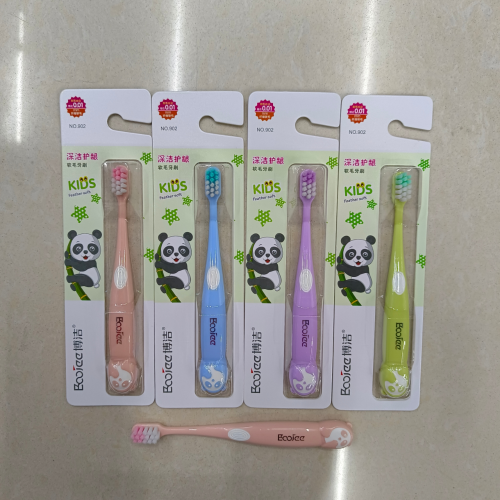 daily necessities toothbrush wholesale bojie 902q soft gum care cartoon soft soft children‘s soft hair toothbrush