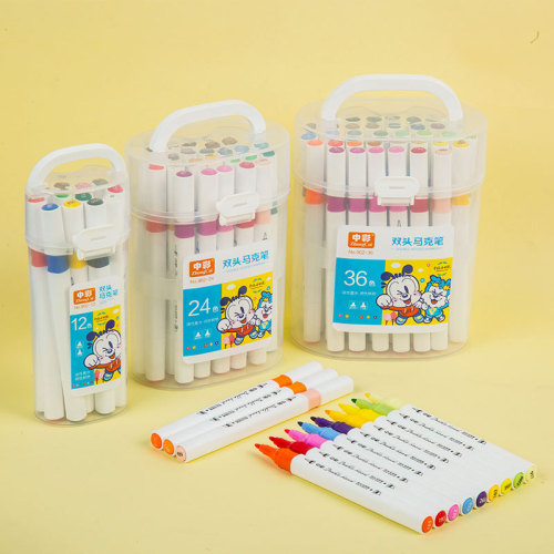 902 soft and hard double-headed marker pen student art graffiti painting material set learning creative gifts