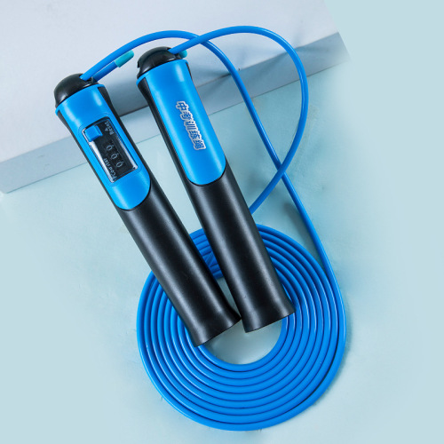 6569 count steel wire jump rope weight-bearing lengthened skipping rope student senior high school entrance examination training skipping rope physical test exercise wire rope