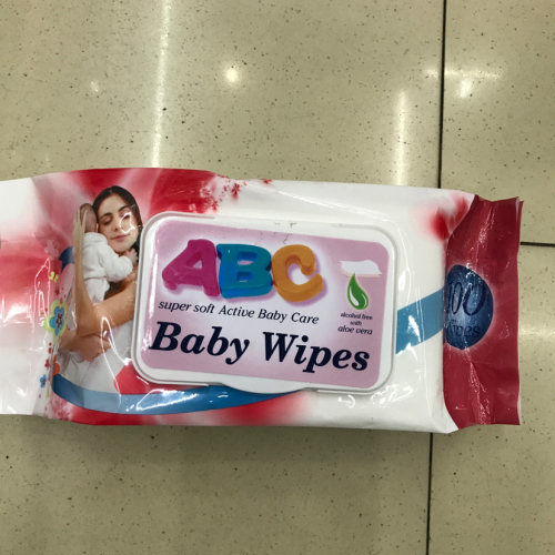 100 Pieces Baby Wipes with Cover