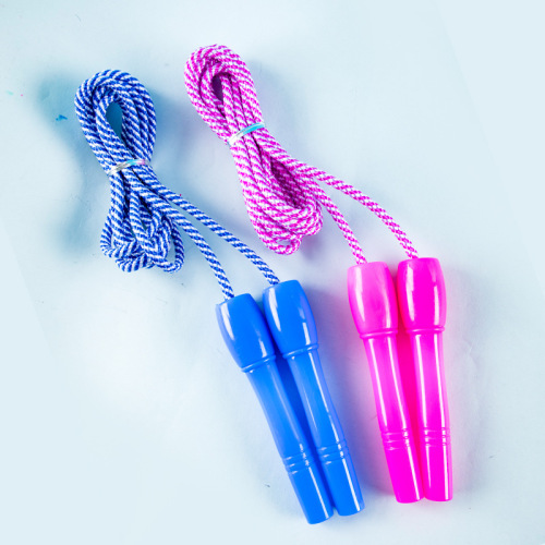 Lattice 6110 Fitness Skipping Rope children‘s Training Physical Examination Examination Skipping Rope Cotton Skipping Rope Length Adjustable Sports Rope 