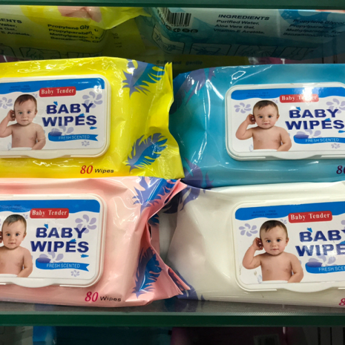 80 Pieces Baby Wipes with Cover