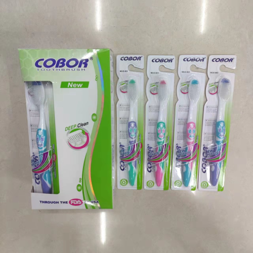 daily necessities toothbrush wholesale kebel cobor e863 export english adult soft bristle toothbrush