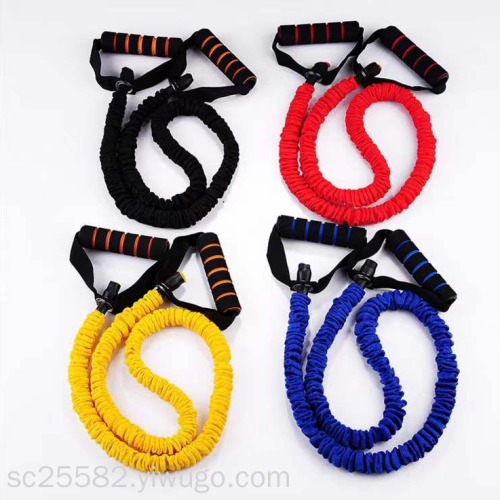 multi-functional elastic belt for household with one-word rope pull