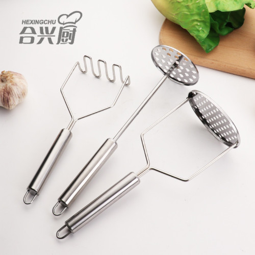 potato masher masher thickened stainless steel crusher wafer manual squeezer baby food supplement device