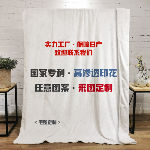 cross-border 3d digital printing falai velvet blanket blanket amazon foreign trade blanket map can be set